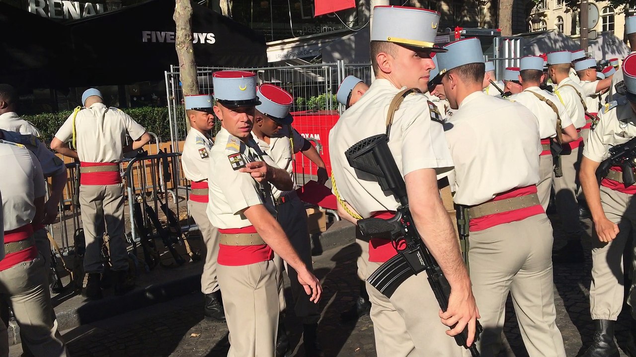 14-Juillet Les Tirailleurs d'Epinal s'apprêtent à défiler sur les Champs-Elysées