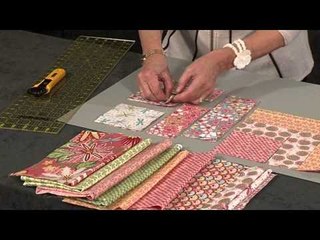 Simple shuffling of fabric for a random look