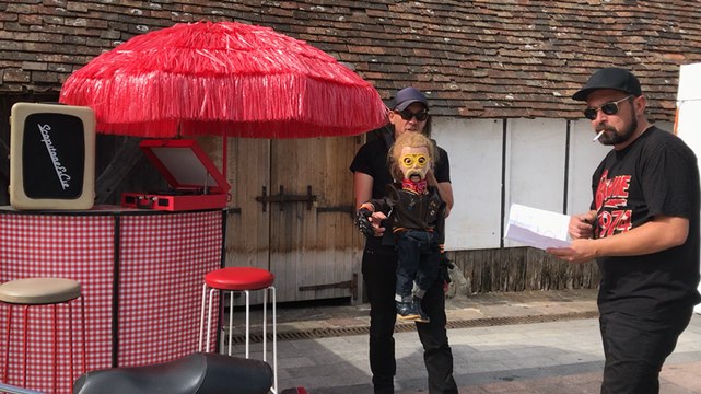 Les puppets motards sont arrivés au festival RéciDives