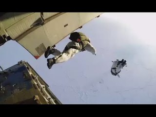 Chechen special forces in Arctic military drills (GoPro & drone footage)