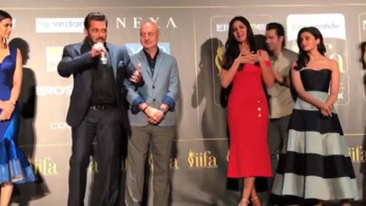 Katrina Kaif's Birthday Celebration At IIFA 2017 Press Conference