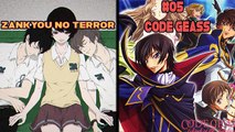 Top 5 Animes Similar to Zankyou no Terror