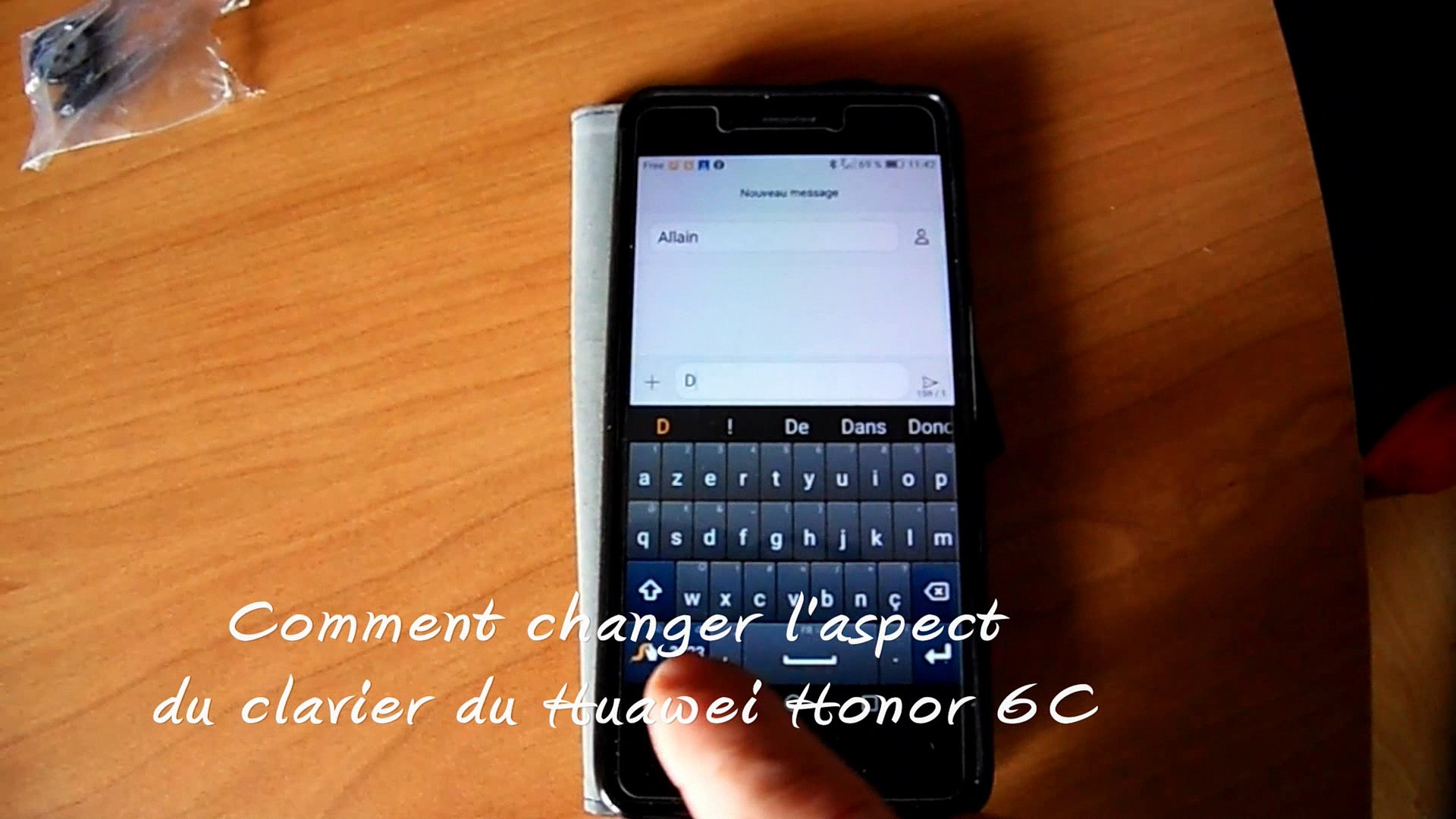 Comment changer l'aspect du clavier du Huawei Honor 6C - Vidéo Dailymotion
