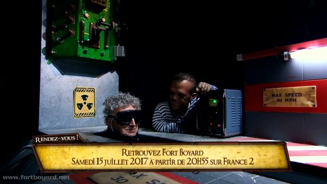 Fort Boyard 2017 : extrait de Nelson Monfort dans la Tête chercheuse (émission du 15 juillet 2017)