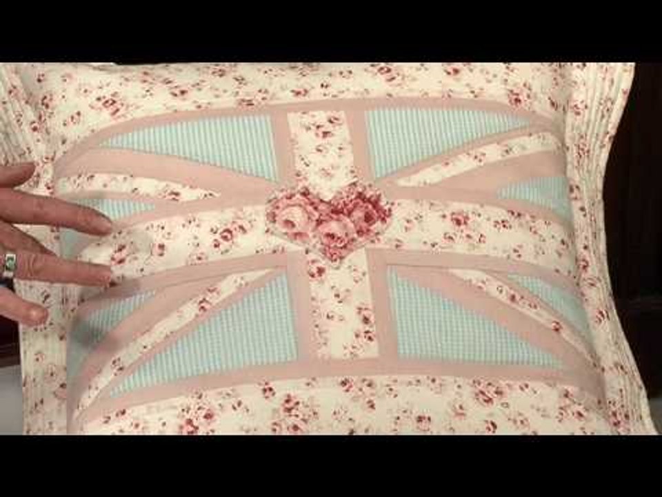 Make a Union flag cushion with Anne Baxter Taster Video