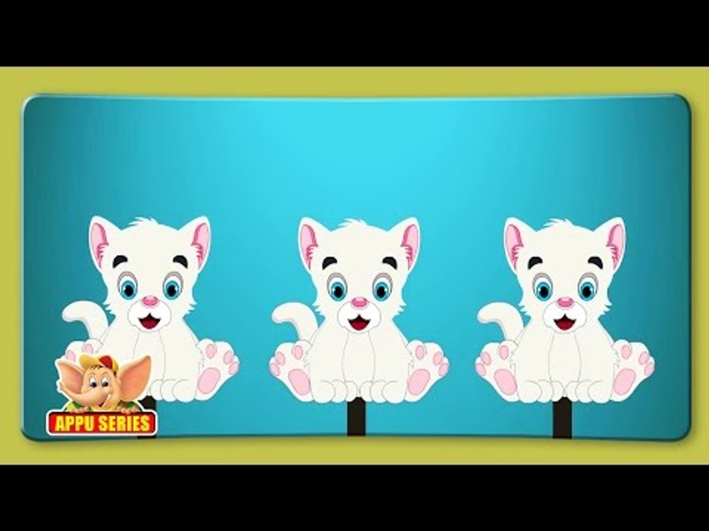 Trois Petits Chats French Nursery Rhyme Video Dailymotion