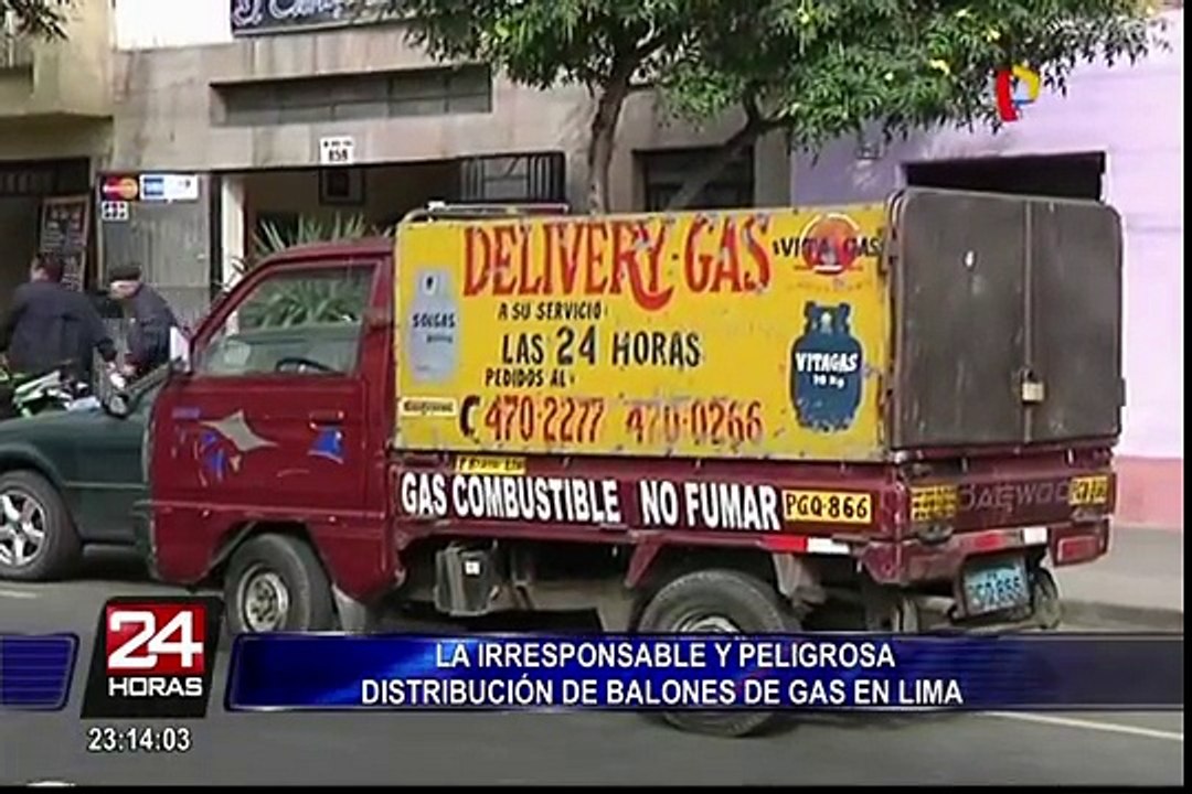 Vehículos que transportan balones de gas no cuentan con medidas de seguridad