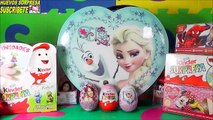 Cesta de Navidad con Huevos Sorpresa de Violetta, Frozen, Peppa Pig y Kinder - Especial Na