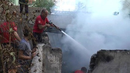 Sigara İzmaritinin Neden Olduğu Yangın Apartmana Sıçradı