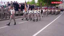 14-Juillet. Prise d'armes et défilé à Vannes