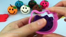 Manzanas plátano colores Cortadores de cara divertido aprendizaje pera jugar sonriente fresa con doh