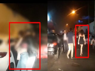 سكرانة و محيحة فعين الذياب في كازا بالليل