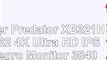 Acer Predator XB321HK 32 4K Ultra HD IPS Negro  Monitor 3840 x 2160 Pixeles LED 4K Ultra