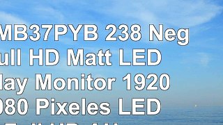 LG 24MB37PYB 238 Negro Full HD Matt LED display  Monitor 1920 x 1080 Pixeles LED Full
