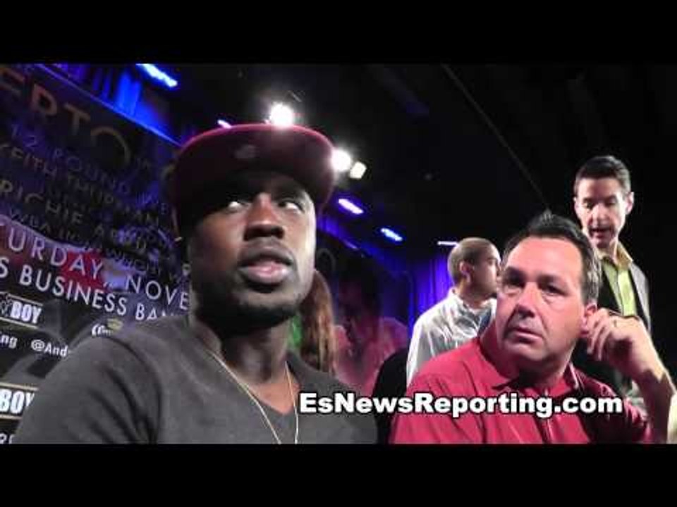 Andre Berto on fighting robert guerrero