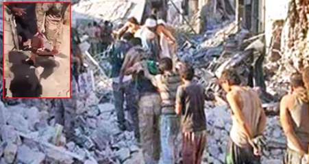 Iraklı Askerlerin, DEAŞ'lı Teröristi Dövüp Kayalıklardan Aşağı Attığı Anlar Kamerada