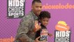 Russell Wilson with Future Jr 2017 Kids’ Choice Sports Awards Orange Carpet