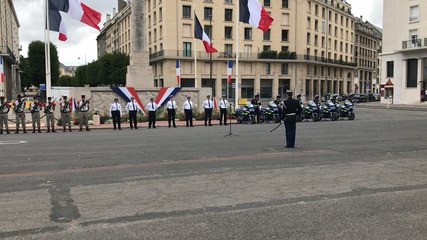 Cérémonie du 14 Juillet place Foch