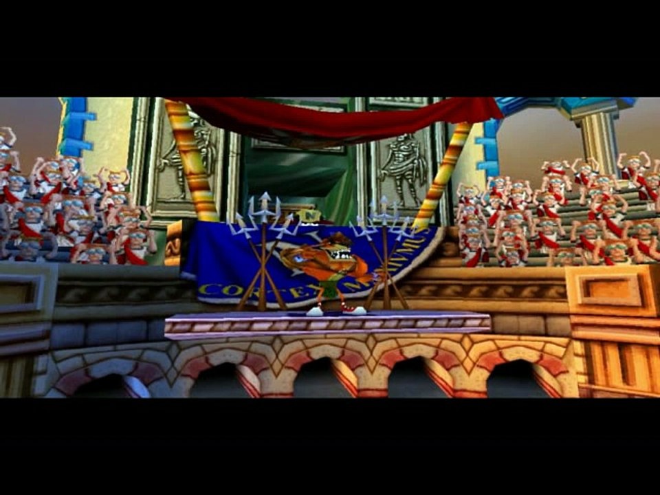 Crash Bandicoot Warped Sony Playstation Original GamePlay First Boss