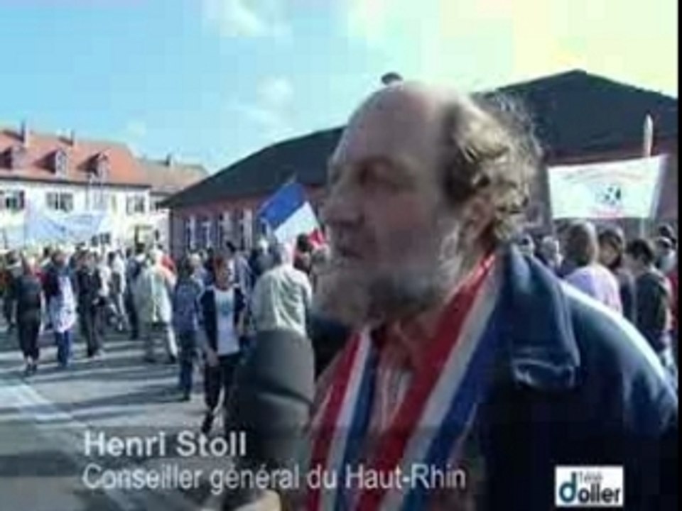 Reportage sur une manifestation contre un incinerateur