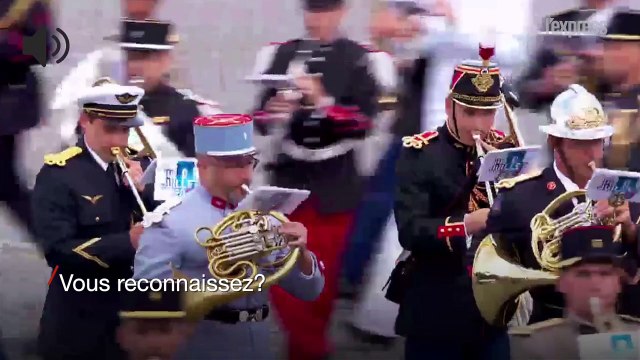 14 juillet: la fanfare militaire joue Get Lucky de Daft Punk
