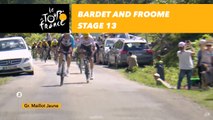 Bardet et Froome dans la descente / in the downhill - Étape 13 / Stage 13 - Tour de France 2017
