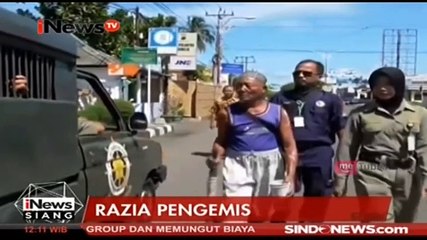Satpol PP dan Dinas Sosial Cilacap Amankan Belasan Pengemis