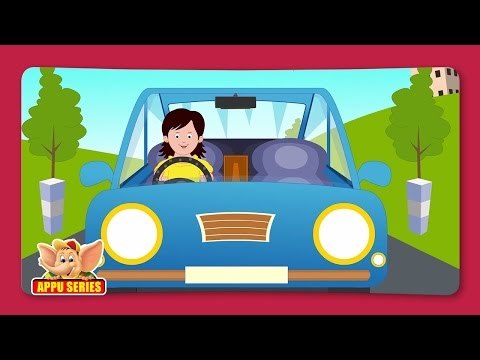 En coche va una niña - Spanish Nursery Rhyme