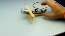 How to Make A DC Motor Plane - Toy Wooden Plane DIY