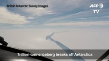Trillion-tonne iceberg breaks off Antarctica