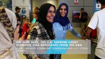 Judge orders loosening of Trump travel ban