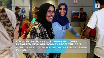 Judge orders loosening of Trump travel ban