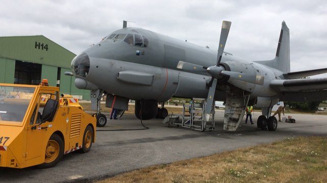 À bord d'un Atlantique 2 de Lann-Bihoué