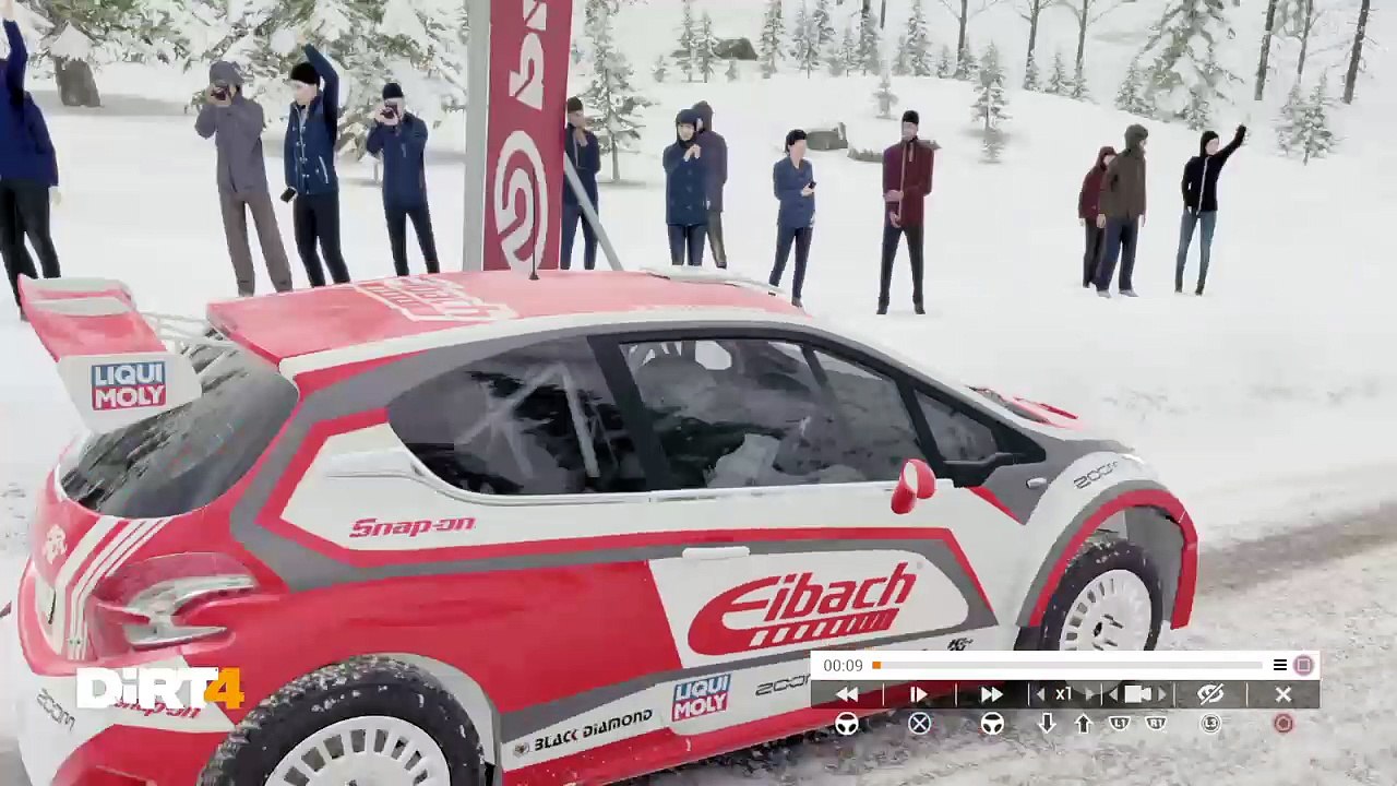 DiRT 4 snow i love it