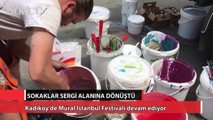 Sokaklar sergi alanına dönüştü