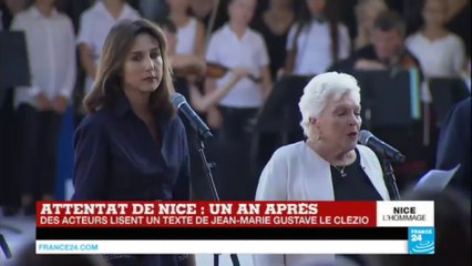 Attentat de Nice : des acteurs lisent un texte de Le Clézio