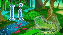 A B C alfabeto y animales dibujos animados Niños para Aprender nombres sonidos salvaje con real