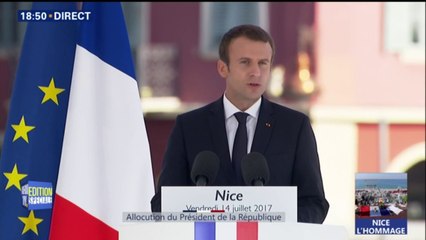 Macron "comprend la colère" contre la puissance publique après l'attentat de Nice