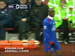 آخر 15 دقيقة في مباراة ارسنال ومانشستر يونايتد 2-1 موسم 2007 خالد الغول