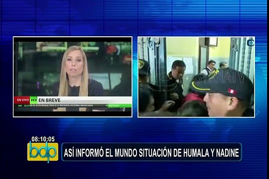 Medios internacionales informaron así detención de Humala y Heredia