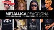 James Hetfield reacts to celebrities with T shirts of metallica. (español subtitulos)