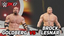 WWE 2K17 Goldberg Vs Brock Lesnar