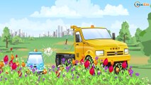 The Blue Police Car Rescue - Cars & Trucks Cartoon Children Video | Chi Chi Puh Car for Kids