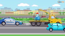 Видео для детей Полицейские Машины против Гоночных Машинок Мультфильмы для детей