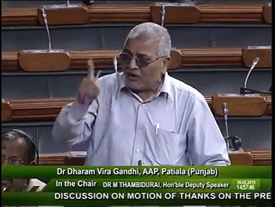 Modi Government differs in its speeches and ground reality : Dr. Dharamvira Gandhi