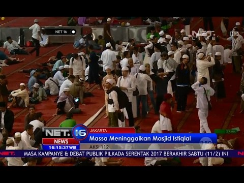 Peserta Aksi 112 Tinggalkan Masjid Istiqlal - NET16