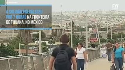 Mexicanos Não Cruzam Fronteira em Protesto