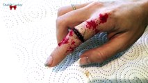 El Delaware por Víspera de Todos los Santos allí pasado como hacer heridas falsas sangre falsa maquillaje tutoriales belen