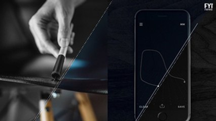 Caneta que digitaliza medidas e formatos