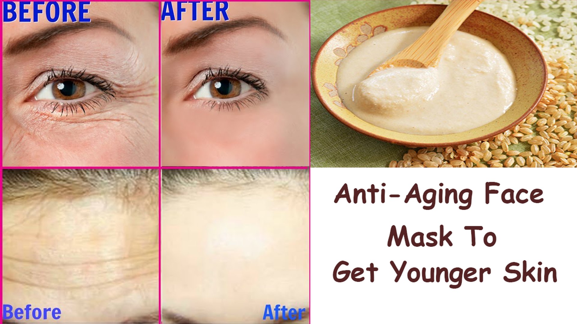 Anti Aging Face Mask For 10 Years Younger Skin | Anti Aging Skin Care Home  Remedies - video Dailymotion